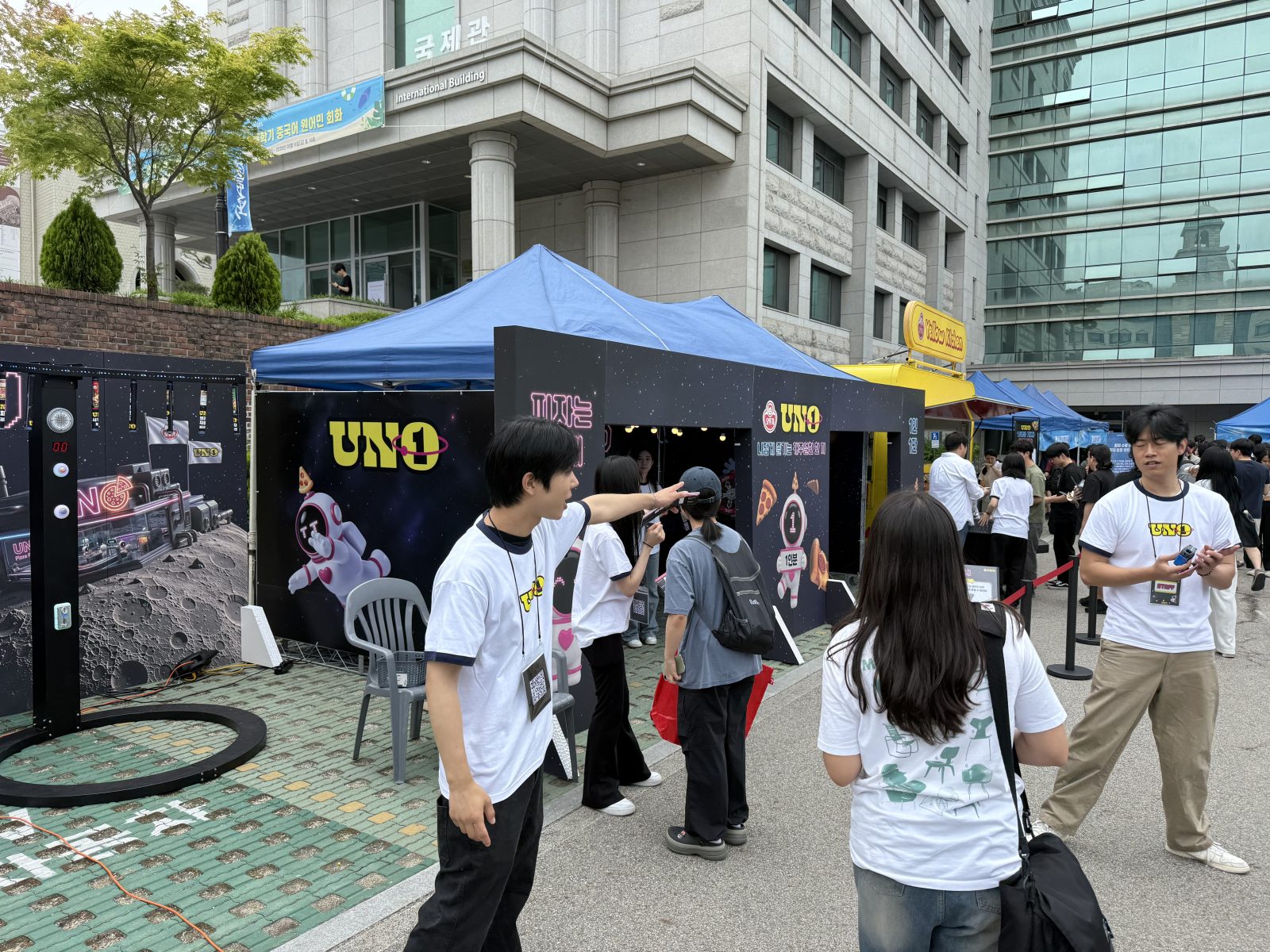 한양대학교 축제 오뚜기부스 프로모터 & 스텝 운영 1