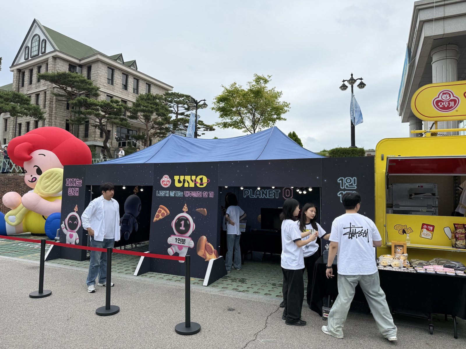 한양대학교 축제 오뚜기부스 프로모터 & 스텝 운영 5